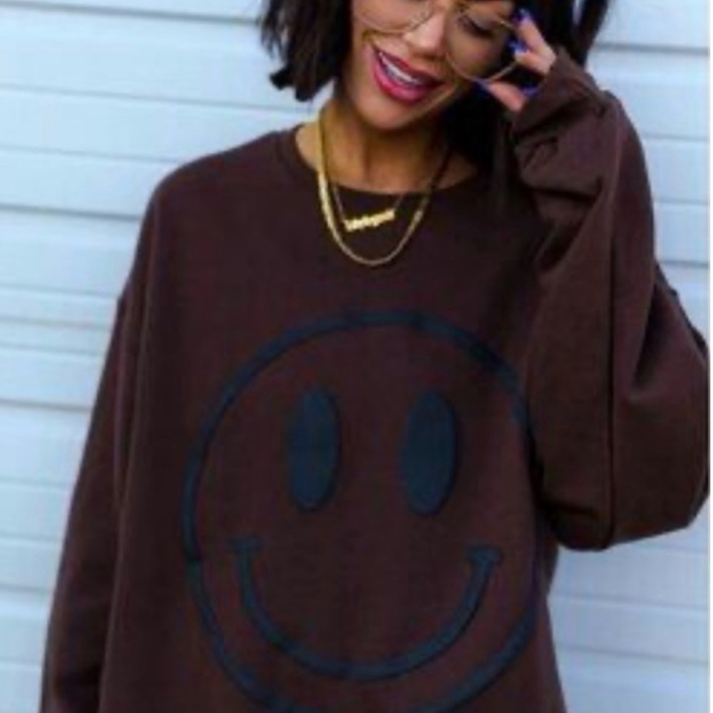Dressed In LaLa Brown Sweatshirt